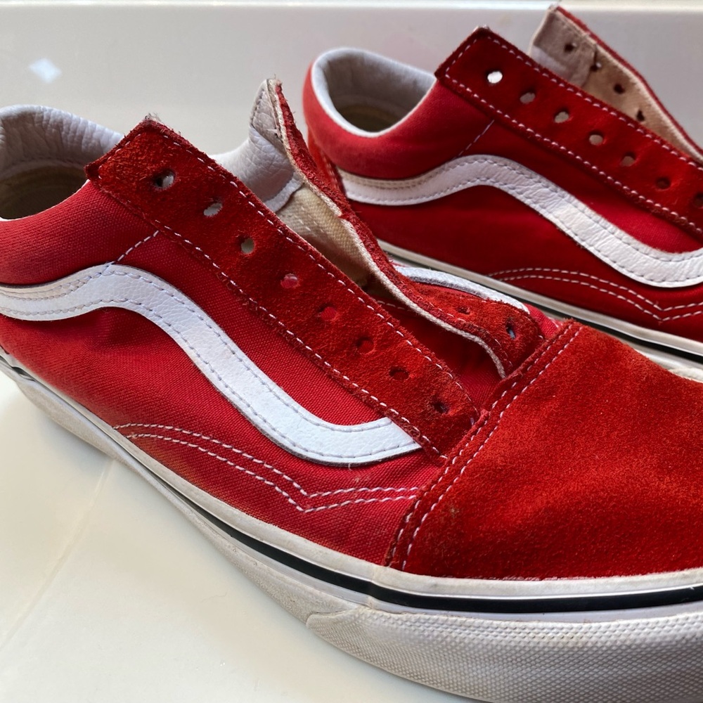 Red Old School Vans